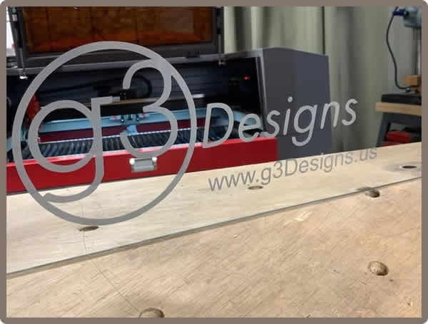 custom laser work by g3Designs